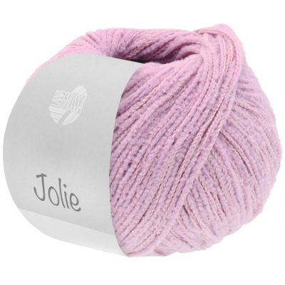 Пряжа LANA GROSSA JOLIE 021 ветхо-розовый - Состав: 75% хлопок, 25% полиамид 50г/120м